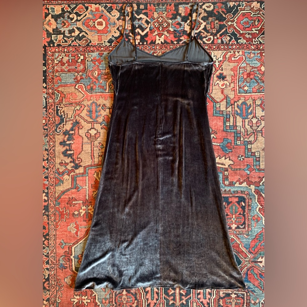 Reformation Gaia Velvet Slip Dress Size Medium - Picture 4 of 13